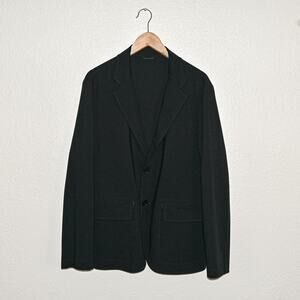 ASPESI Men's Unstructered Blazer Jacket Deep Navy Size Large